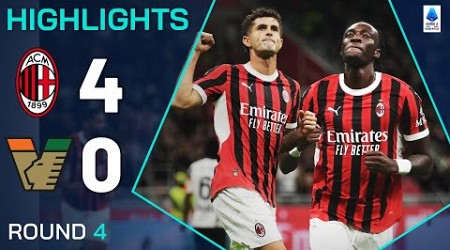 MILAN-VENEZIA 4-0 | HIGHLIGHTS | Pulisic shines and Abraham gets off the mark! | Serie A 2024/25