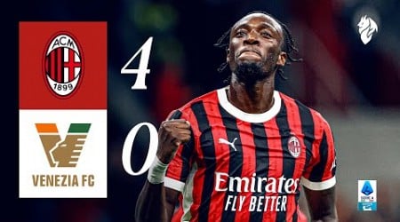 Abraham scores his first in San Siro win | AC Milan 4-0 Venezia | Highlights Serie A