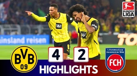 Dortmund vs Heidenheim (4-2)| Highlights &amp; Goals | Bundesliga 24/25