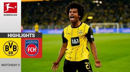 Borussia Dortmund - Heidenheim | 4:2 | Zusammenfassung | Bundesliga 2024-25 | bvb heidenheim