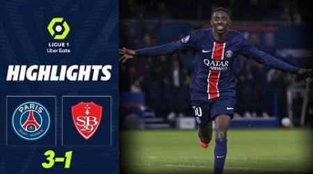 PSG - Brest 3-1 Résumé Ligue 1 2024/25