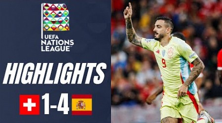 Switzerland vs Spain 1-4 Highlights UEFA Nations League 2024-25