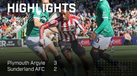 Defeat At Home Park | Plymouth Argyle 3 - 2 Sunderland AFC | EFL Championship Highlights