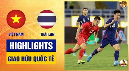 Highlights: Việt Nam - Thái Lan | Đôi công hấp dẫn, xà ngang từ chối bàn thắng đáng tiếc