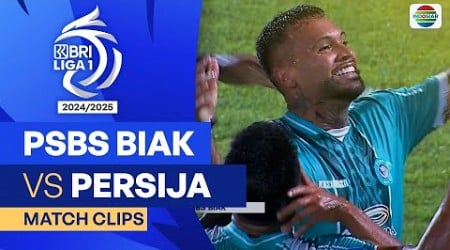 PSBS Biak VS Persija Jakarta - Highlights | BRI Liga 1 2024/25