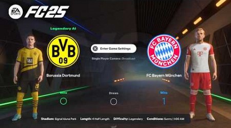 EA Sports FC 25 - Bayern Munich vs Dortmund | GAMEPLAY (PS5, Xbox Series X)