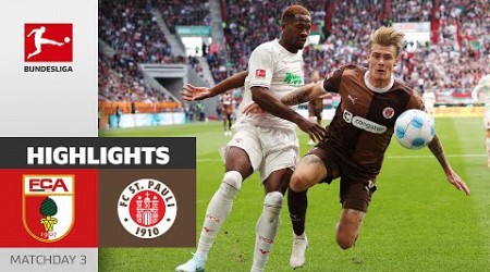 First Victory In This Season! | FC Augsburg - FC St. Pauli 3-1 | Highlights | MD 3 Bundesliga 24/25