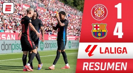 BARCELONA tomó revancha y le metió una grosera goleada por 1-4 al GIRONA. Doblete de YAMAL | La Liga