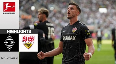 Borussia M&#39;Gladbach - VfB Stuttgart 1:3 | Zusammenfassung | Bundesliga 2024-25 | gladbach stuttgart