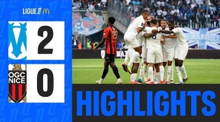 OLYMPIQUE DE MARSEILLE - OGC NICE (2-0) - 4ème journée - Ligue 1 McDonald&#39;s 24/25