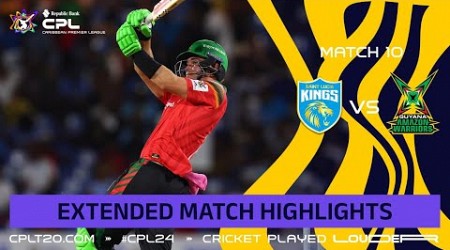 Extended Highlights | Saint Lucia Kings vs Guyana Amazon Warriors | CPL 2024