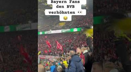 Als die Bayern Fans den BVB verhöhnten…