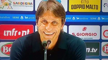 Antonio Conte conferenza stampa post- Cagliari-Napoli (0-4)&quot;ci siamo sporcati le mani per vincere&quot;