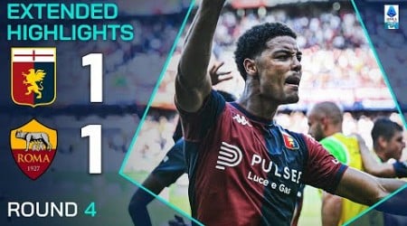 GENOA-ROMA 1-1 | EXTENDED HIGHLIGHTS | SERIE A 2024/25