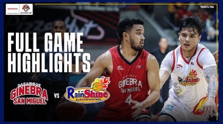 GINEBRA vs RAIN OR SHINE | FULL GAME HIGHLIGHTS | PBA SEASON 49 GOVERNORS’ CUP | SEPTEMBER 13, 2024