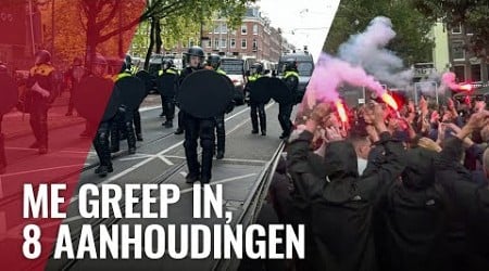 Zo verliep actie Ajax-fans op Leidseplein en bij hoofdbureau politie