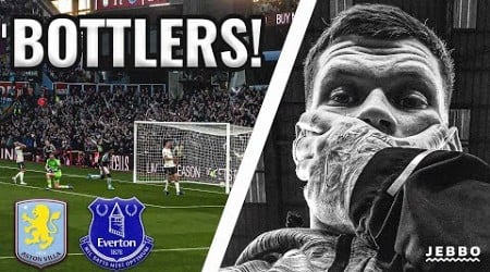 BOTTLED IT AGAIN!! EVERTON LOSE A 2 GOAL LEAD AGAIN!! | ASTON VILLA 3 VS 2 EVERTON | MATCHDAY VLOG