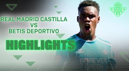 Resumen del partido Real Madrid Castilla-Betis Deportivo (1-1) | CANTERA