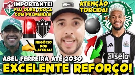 BOMBA!! MEIA DO NEWCASTLE QUER JOGAR NO PALMEIRAS! ABEL REVELA PERMANÊNCIA ATÉ 2030! SOBRE DUDU; E+