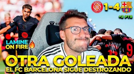 LAMINE YAMAL BESTIAL Y UN BARCELONA QUE VUELVE A GOLEAR 1-4 VS GIRONA | LALIGA | UBIETOO