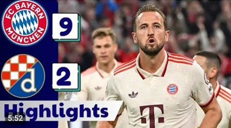 Bayern munich vs dynamo 9-2 ll All Goals and HighLights - UEFA Champoins League