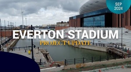 WATER CHANNEL FILLED ✅ | Progress continues at Everton Stadium