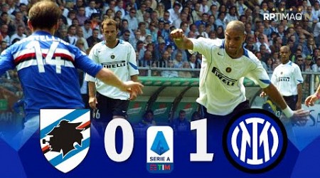 Sampdoria 0 x 1 Inter ● Serie A 2004/05 Extended Goals &amp; Highlights ᴴᴰ