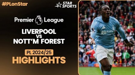 Nottingham Forest stun Liverpool at Anfield! | #LIVNFO #PremierLeague 2024/25 Highlights