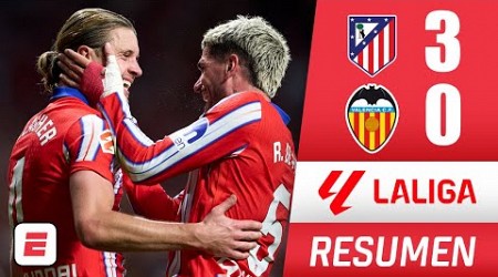 ATLÉTICO DE MADRID se pone segundo tras superar al VALENCIA por 3-0. Julián Álvarez anotó | La Liga