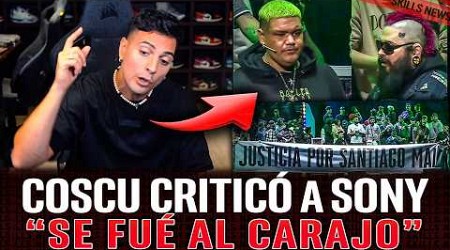 ¡COSCU CRITICÓ a SONY tras la BATALLA con CHILI PARKER y la BANDERA DE MALDONADO!