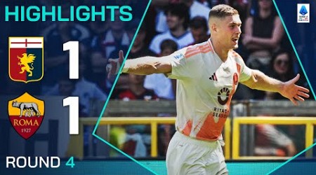 GENOA-ROMA 1-1 | HIGHLIGHTS | Last-minute equaliser spoils Dovbyk’s first | Serie A 2024/25