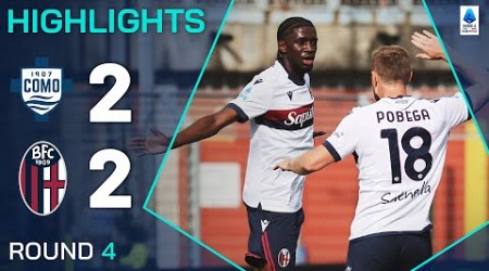 COMO-BOLOGNA 2-2 | HIGHLIGHTS | Iling-Junior scores last-minute equaliser | Serie A 2024/25