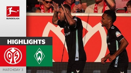 Köhn Scores Winner on his Debut! | 1. FSV Mainz 05 - SV Werder Bremen 1-2 | MD3 – Bundesliga 2024/25