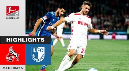 1. FC Köln vs 1. FC Magdeburg 1-2 | Highlights | MD 5 2024/25