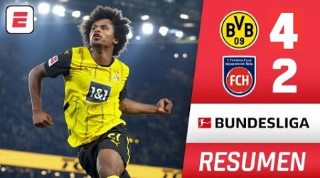 Borussia Dortmund le ganó 4-2 al Heidenheim y es el NUEVO LÍDER | Bundesliga