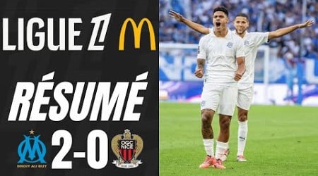 Marseille Nice 2-0 Résumé Ligue 1 McDonald&#39;s 2024-25, OM Nice