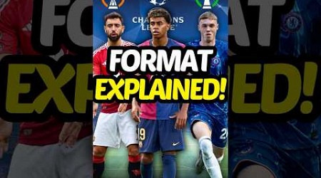 New Champions League Format EXPLAINED! 