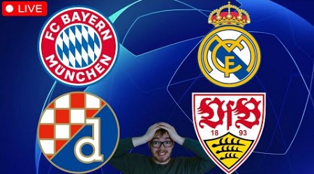 FC Bayern München - Dinamo Zagreb | Real Madrid - VfB Stuttgart | UEFA Champions League LIVE