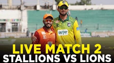 Live | Allied Bank Stallions vs Nurpur Lions | Match 2 | Champions Cup 2024 | M9A1K