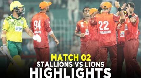 Full Highlights | Allied Bank Stallions vs Nurpur Lions | Match 2 | Champions Cup 2024 | M9A1K