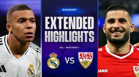 Real Madrid vs. Stuttgart: Extended Highlights | UCL League Phase MD 1 | CBS Sports Golazo