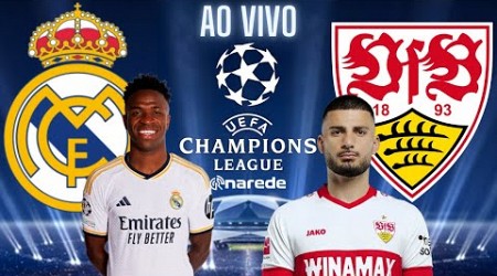 REAL MADRID X STUTTGART AO VIVO - TRANSMISSÃO CHAMPIONS LEAGUE AO VIVO