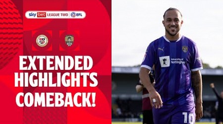 SIX GOAL THRILLER! | Bromley v Notts County extended highlights