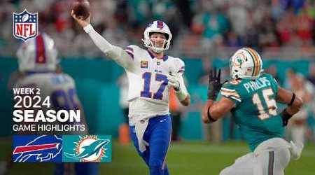 Buffalo Bills vs. Miami Dolphins Game Highlights | NFL 2024 Week 2