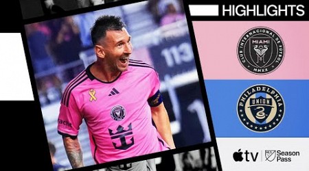 Inter Miami vs. Philadelphia Union | Messi is BACK! | Full Match Highlights | September 14, 2024