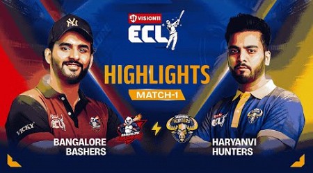 Bangalore Bashers vs Haryanvi Hunters | Match 1 Highlights | Abhishek Malhan vs Elvish Yadav