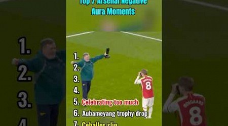 Arsenal Negative Aura Moments