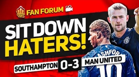 DELIGT-FUL UNITED! Southampton 0-3 Man United | LIVE Fan&#39;s Forum