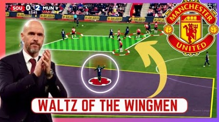 How Erik Ten Hag&#39;s WINGPLAY Tactics CRUSHED Southampton | Manchester United V Southampton Analysis