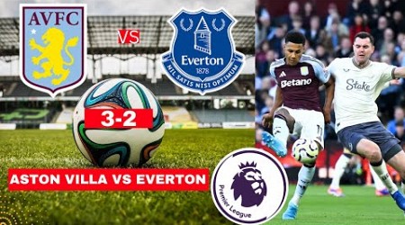 Aston Villa vs Everton 3-2 Live Stream Premier League Football EPL Match Score Commentary Highlights